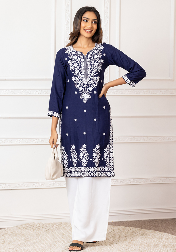 YELI EMBROIDERY KURTHA